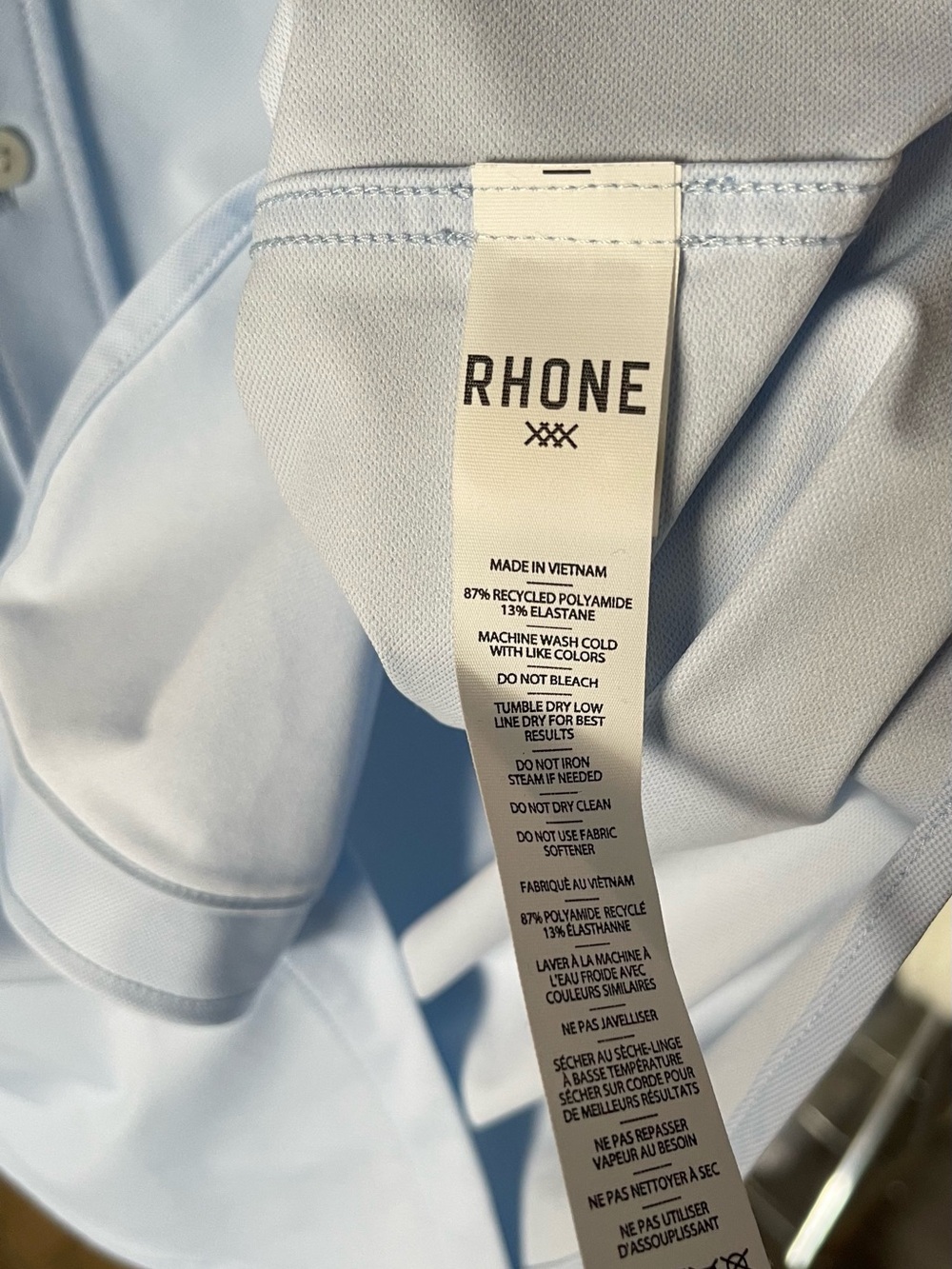 Rhône Commuter Slim Fit Button Up NWT - Picture 7 of 7